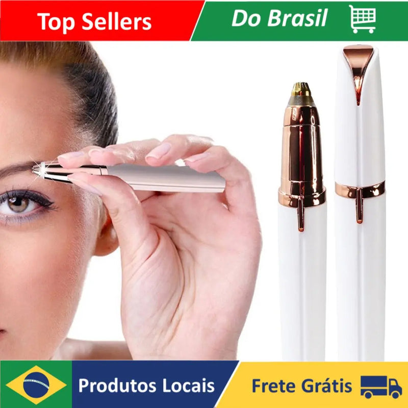 Depilador de Sobrancelhas Flawless Brows - Recarregável via USB