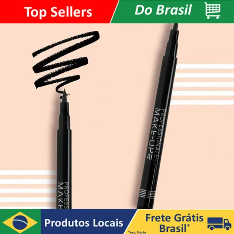 Delineador Preto Ruby Rose HB090 - Traço Fino e Preciso